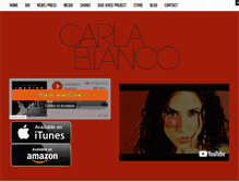 Tablet Screenshot of carlabianco.com